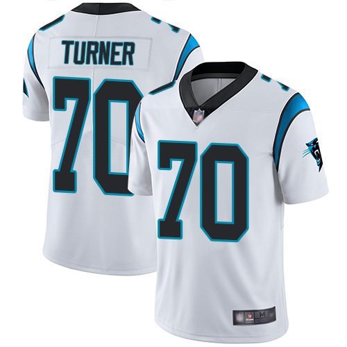 Carolina Panthers Limited White Men Trai Turner Road Jersey NFL Football #70 Vapor Untouchable->carolina panthers->NFL Jersey